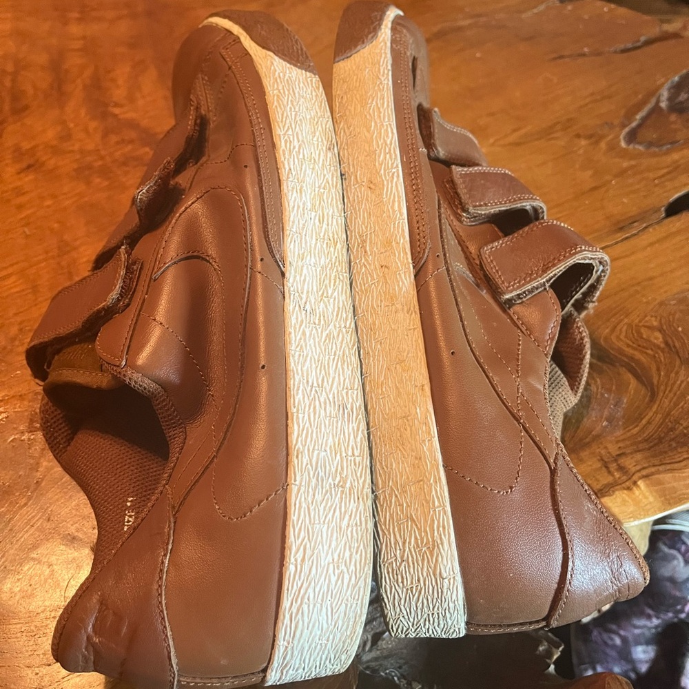 Nike Blazer Low ‘Pecan’ Brown Strap Sneakers Size 11 - Picture 6 of 7